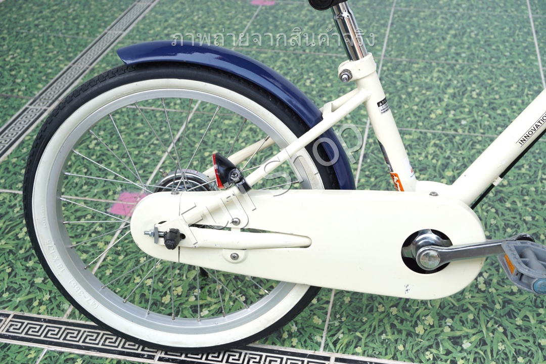 จักรยานเด็กญี่ปุ่น - ล้อ 18 นิ้ว - ไม่มีเกียร์ - สีครีม [จักรยานมือสอง]
