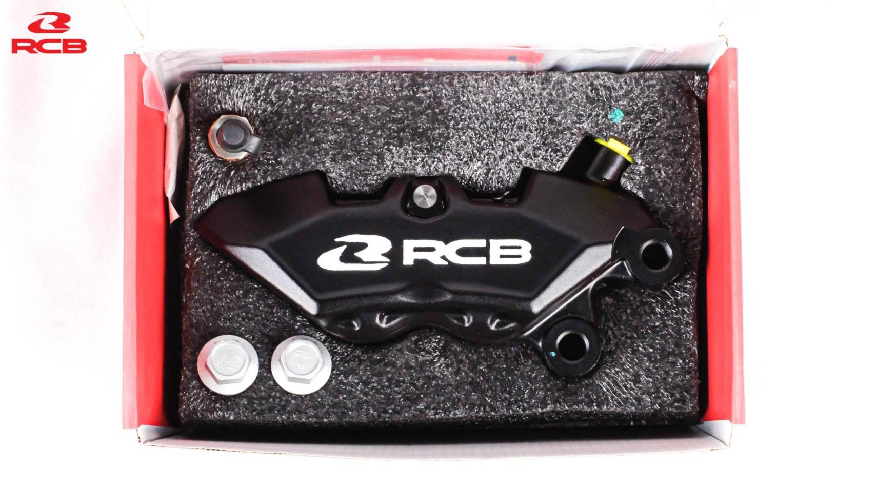 Caliper R1 Series 4Piston✨ ✅ ผลิดโดยวิธีแบบ FORGED ✅ 4พอท ลูกสูบ2ขนาด 34mm x 30mm ✅ ทำสีแบบ Anodise ✅ น้ำหนักเบา , ทนทานกว่าAluminium ธรรมดา Color : แดง,ดำ,ทอง,น้ำเงิน