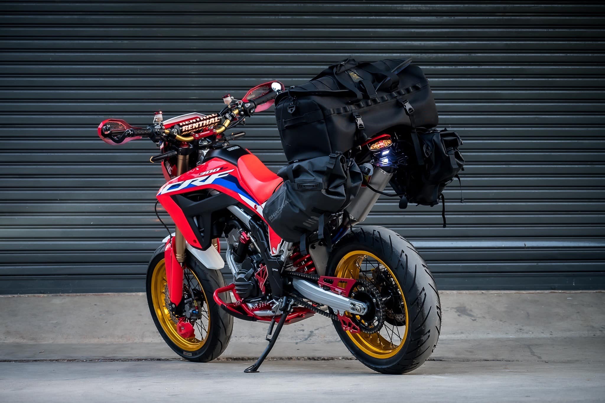 แร็คข้าง(ต้องมีแร็คท้ายก่อน) 3500฿ motozaaa CRF300L / CRF300Rally