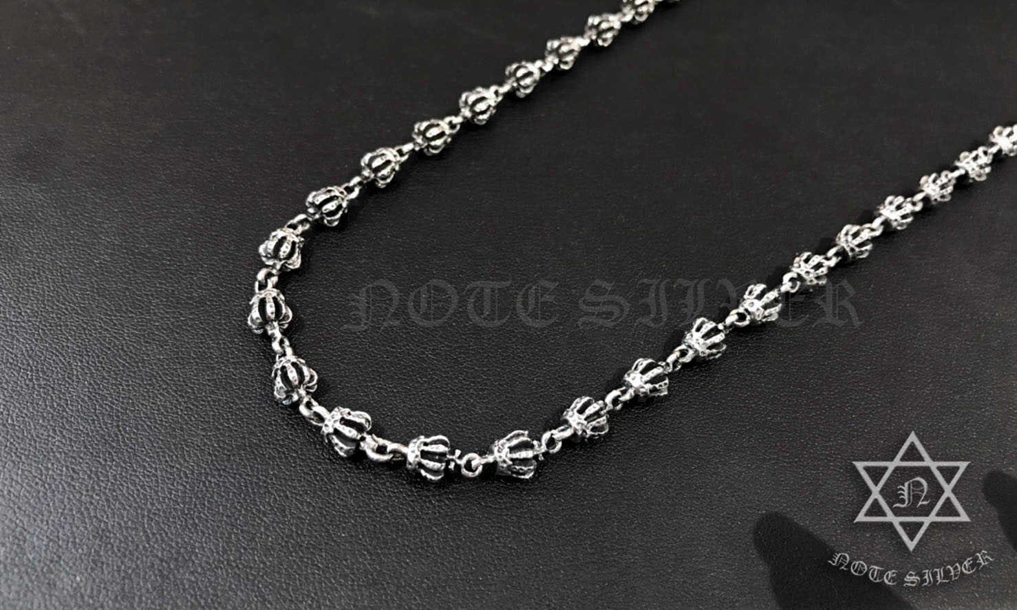 สร้อยคอเงินแท้ ลายมงกุฎ รุ่งเรือง รุ่งโรจน์ Sterling Silver 925 NSNL2360