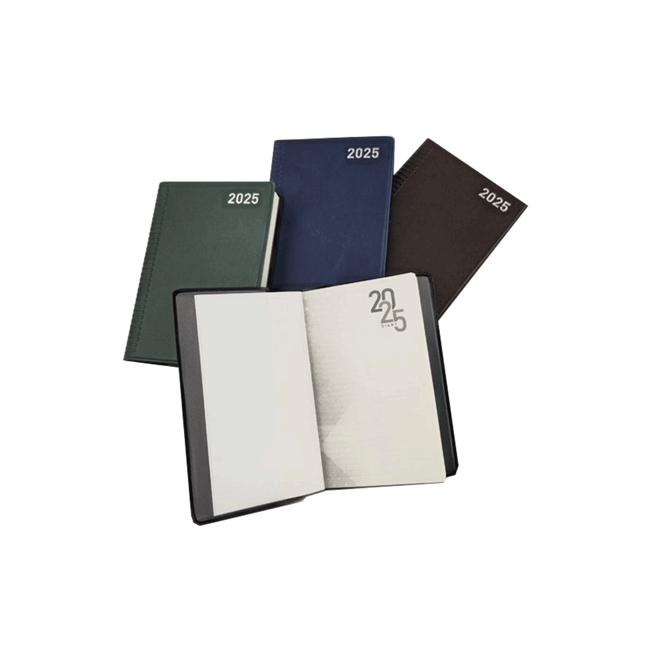 สมุดไดอารี 205 Diary 2025 ซิลเวอร์พิน Silverpins NO.DX508 ขนาด 72x105 มม. ขนาดพกพา จำนวน 1 เล่ม (คละสี)