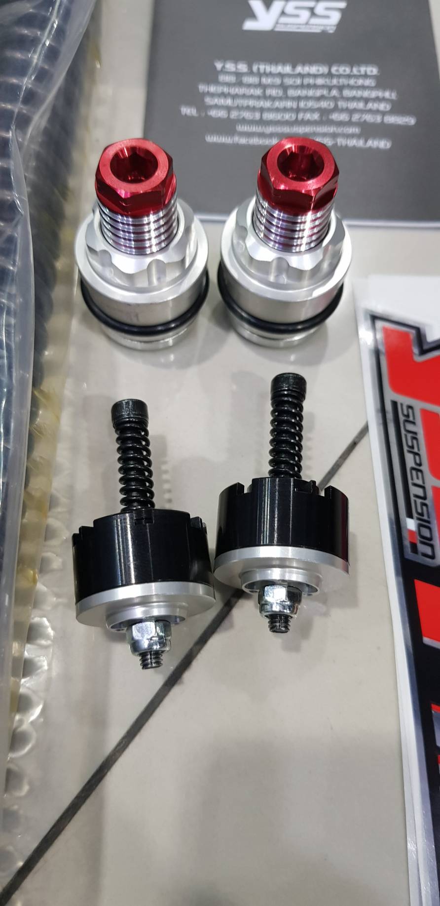 สปริงหน้า FORK UPGRADE KIT FOR HONDA ADV150 Y-FCC26-KIT-01-029 ราคา3500