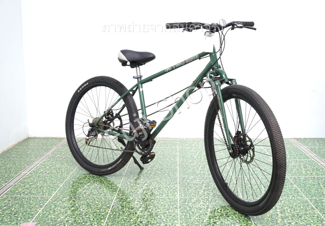 จักรยานญี่ปุ่น - ล้อ 29 นิ้ว - มีเกียร์- Disc Brake - Two Ring 2WD - สีเขียว [จักรยานมือสอง]