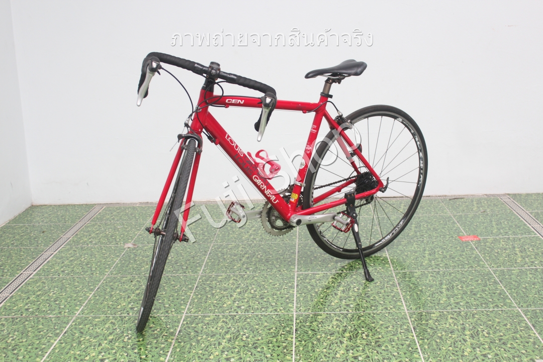 จักรยานเสือหมอบญี่ปุ่น - ล้อ 700c - มีเกียร์ - อลูมิเนียม - Louis Garneau CEN - สีแดง [จักรยานมือสอง]