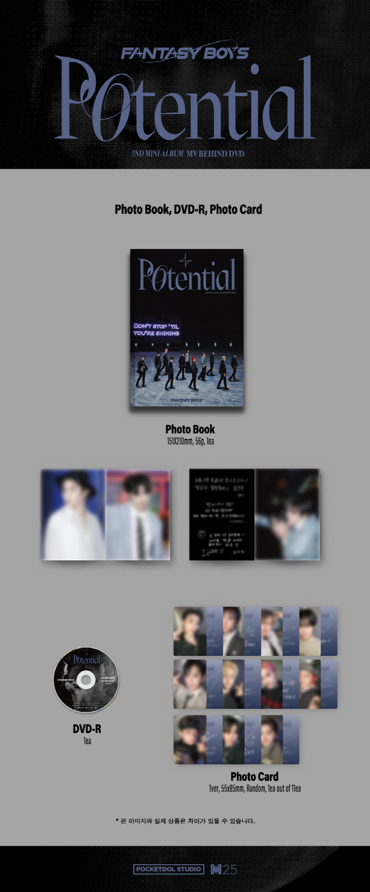 [PRE-ORDER] FANTASY BOYS - 2nd Mini Album "Potential" MV BEHIND (DVD)