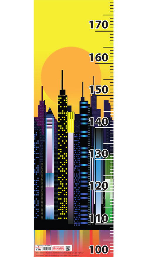 ที่วัดส่วนสูง 100-180ซม. พิมพ์ลาย ER-103