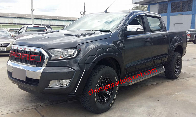 คิ้วล้อ FORD RANGER 2015-2017 FITT มีไฟ DAYLIGHTS