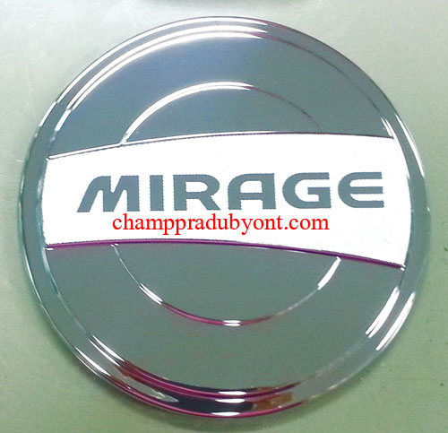 ครอบฝาถังน้ำมันโครเมี่ยม MITSUBISHI MIRAGE 12-16 (V.2)
