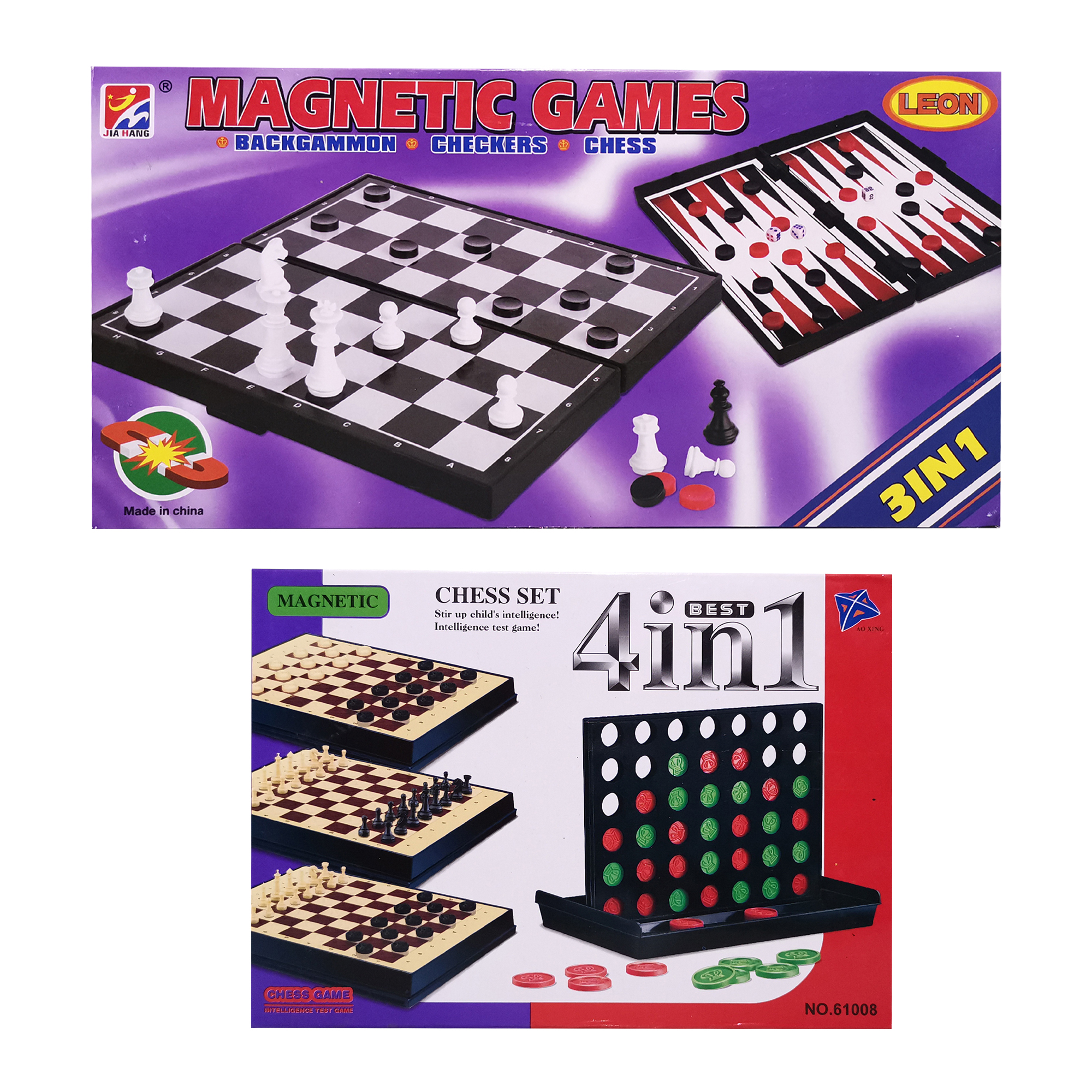 Game Board Magnetic Chess Checker เกมกระดานหมากรุก หมากฮอส เกมพกพาแบบแม่เหล็ก กระดานพับได้
