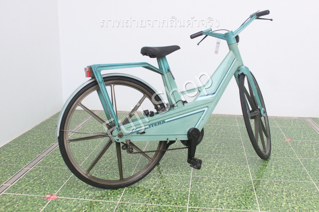 จักรยานญี่ปุ่น - ล้อ 27 นิ้ว - มีเกียร์ - พลาสติก - ITERA - สีเขียว [จักรยานมือสอง]