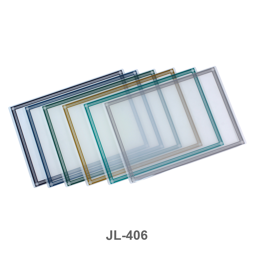 ซองประกาศนียบัตร A4 PP Card Case ลายเส้นคู่ JL-406