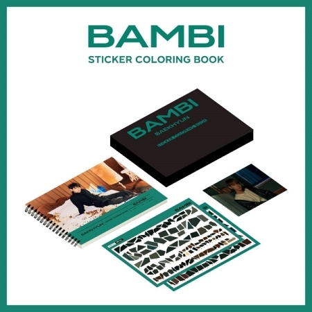 [PRE-ORDER] BAEKHYUN - Sticker Coloring Book "BAMBI"