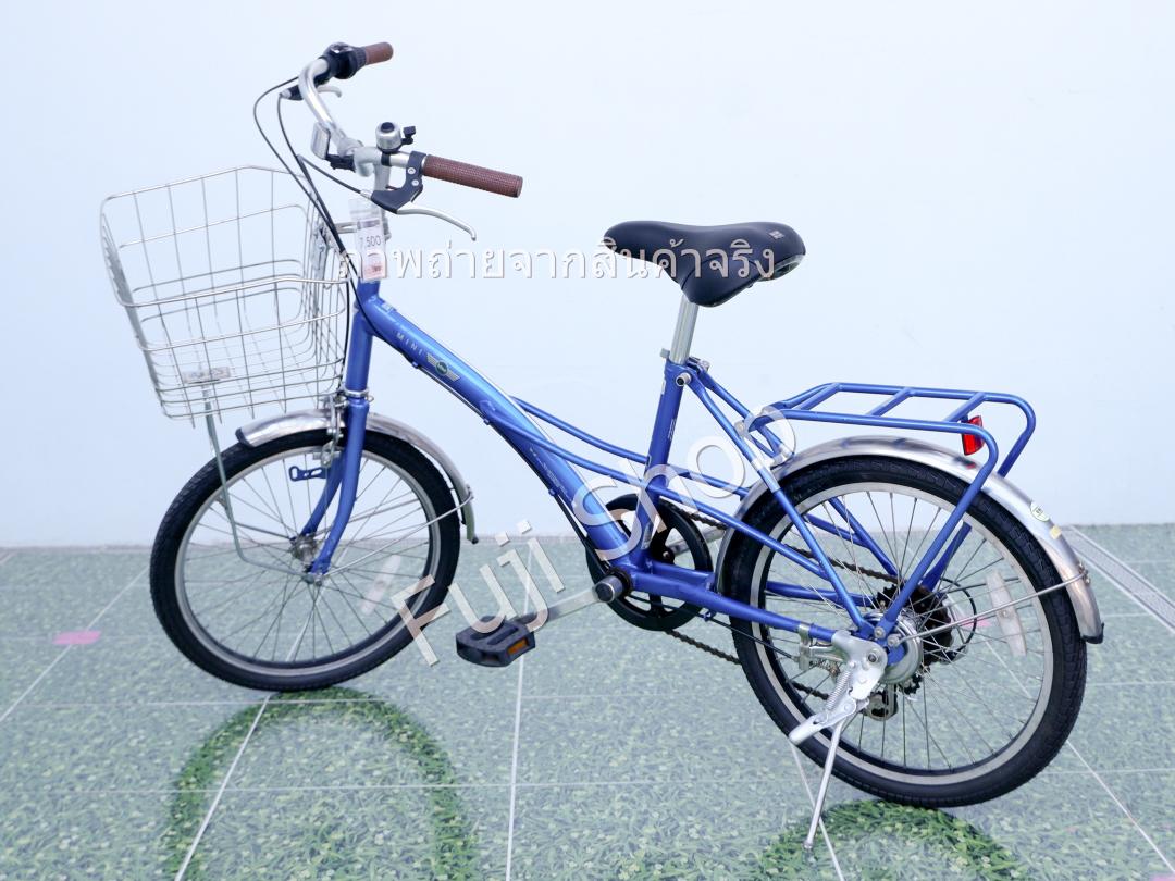 จักรยานญี่ปุ่น - ล้อ 20 นิ้ว - มีเกียร์ - Mini Cooper - สีฟ้า [จักรยานมือสอง]