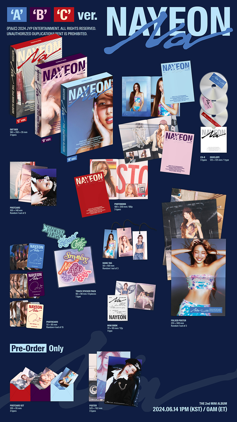 [PRE-ORDER] NAYEON - 2nd Mini Album "NA"