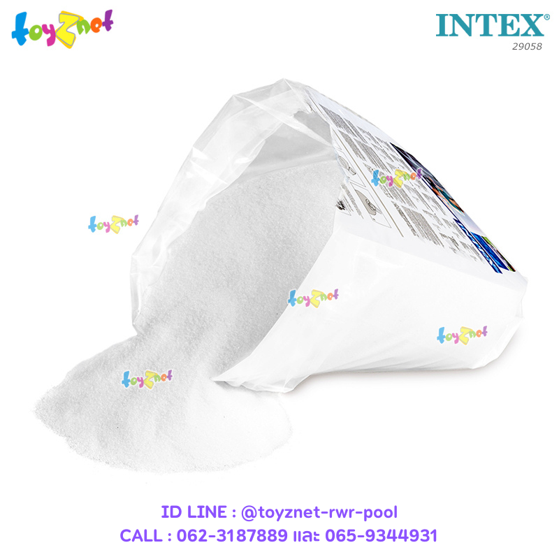 Intex ส่งฟรี สารกรองแก้ว (สำหรับเครื่องกรองน้ำแบบทราย) รุ่น 29058