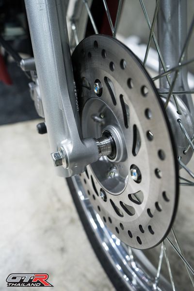 บู๊ชล้อหน้ากลึง (สแตนเลส) CNC GTR THAILAND WAVE-125i ปี2023