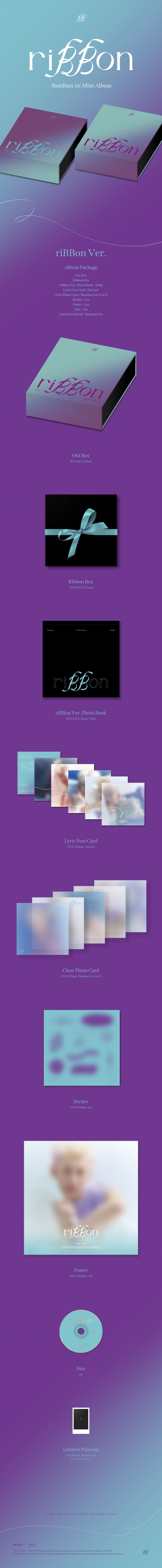 [PRE-ORDER] BamBam - 1st Mini Album "riBBon"