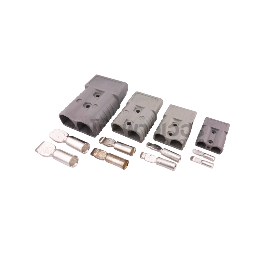 ราคาต่อ 1 ชิ้น Anderson Plug ปลั๊กเเอนเดอร์สัน มี 4 ขนาด 50A 120A 175A 350A ปลั๊กเเบตเตอรี่ สำหรับต่อสายเเบตเตอรี่ connector