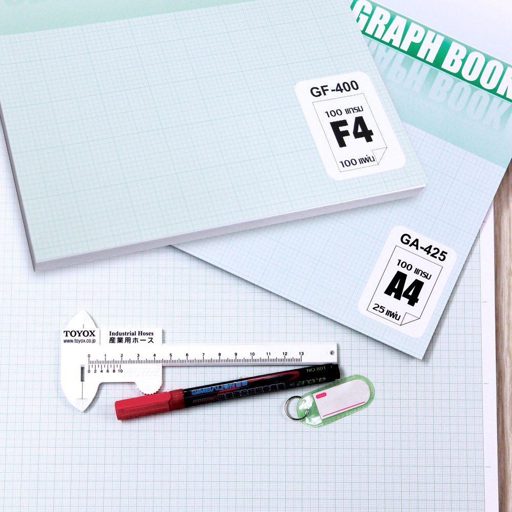 สมุดกราฟ Grid & Graph Book 100แกรม