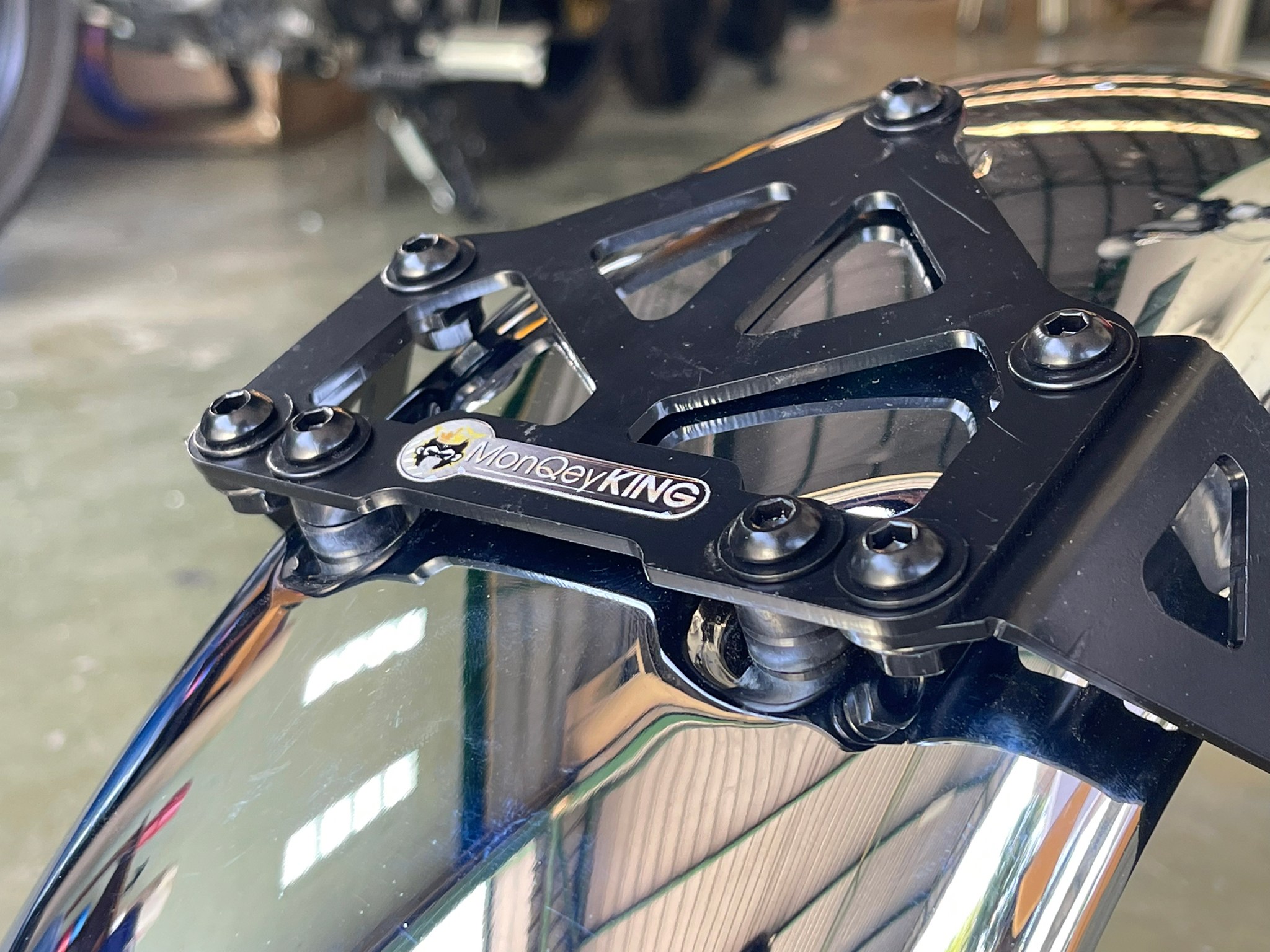 ชุดขาย้ายบังโคลนหน้าเดิม ลงล่าง Monkey125 MonQeyKing ราคา1990