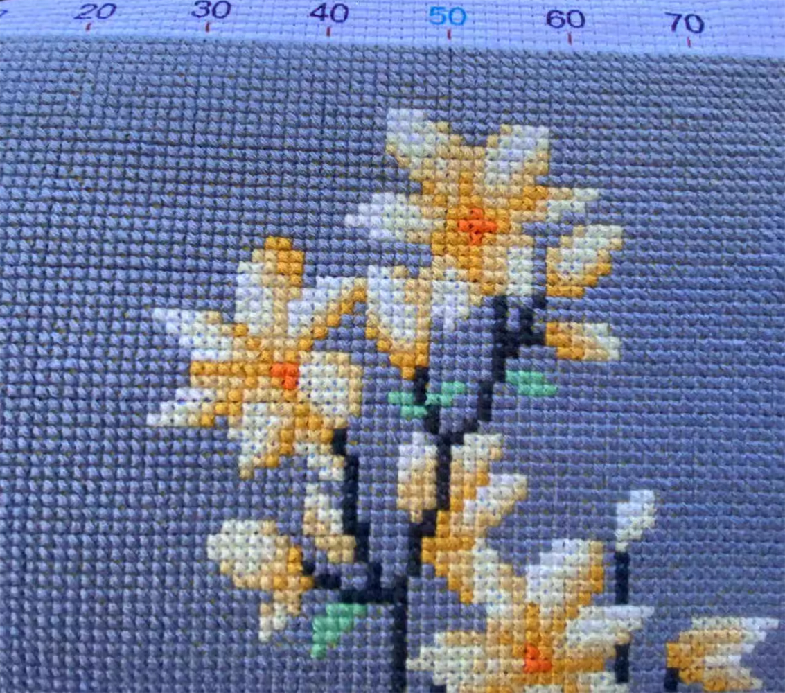 peacock-1123 *สินค้าหมด* ชุดปักครอสติช ลายนกยูงคู่เกาะกิ่งแมกโนเลีย (ปักเต็มผืนผ้า ไม่มีเดินเส้น ผ้า 9CTพิมพ์ลาย มีประกาย ปัก 4 เส้นเล็ก) ขนาด 60*95 ซม.ผ้าครอสติช 9CTพิมพ์ลายปักบนผ้า ไหมคอตตอน 36 สี ผังลาย เข็ม