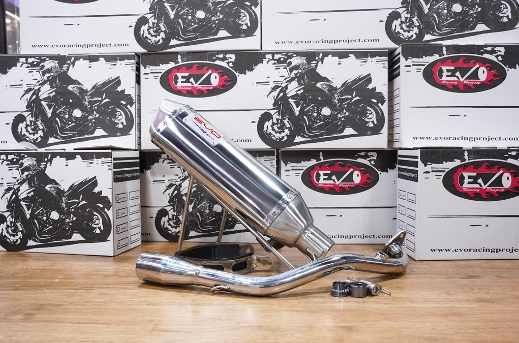 ท่อEVO SPORTS CLICK160 i / Pcx160 ตรงรุ่น มี มอก