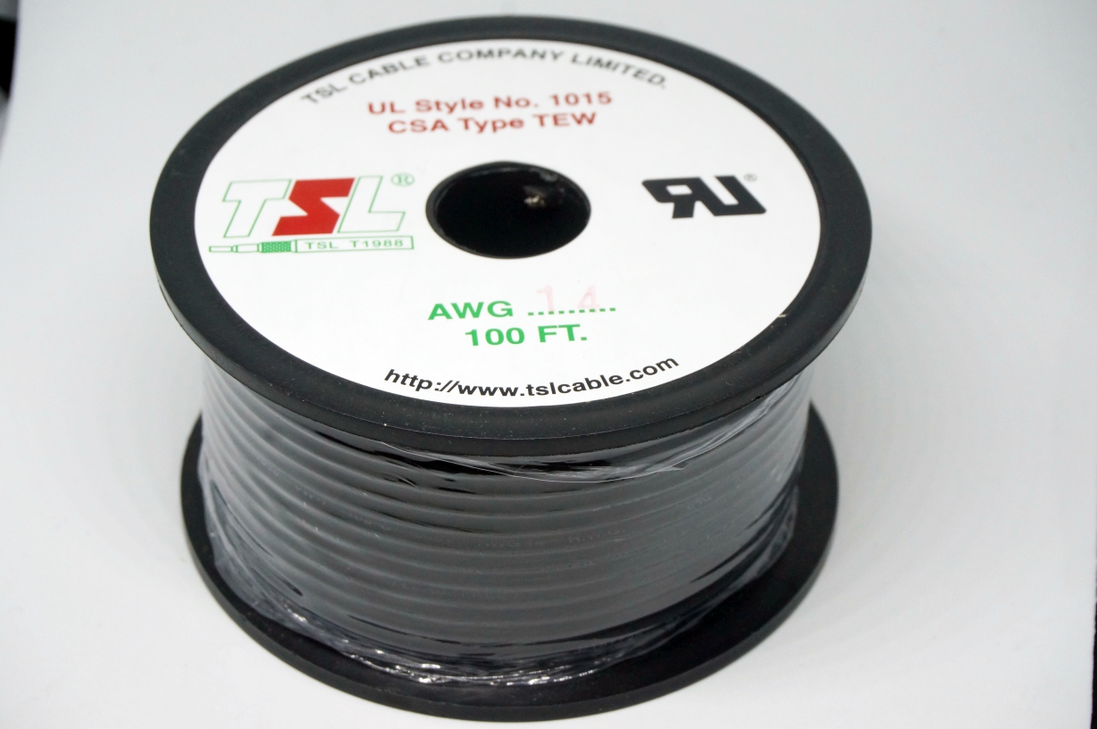 สายไฟสีดำ AWG14 (30m)