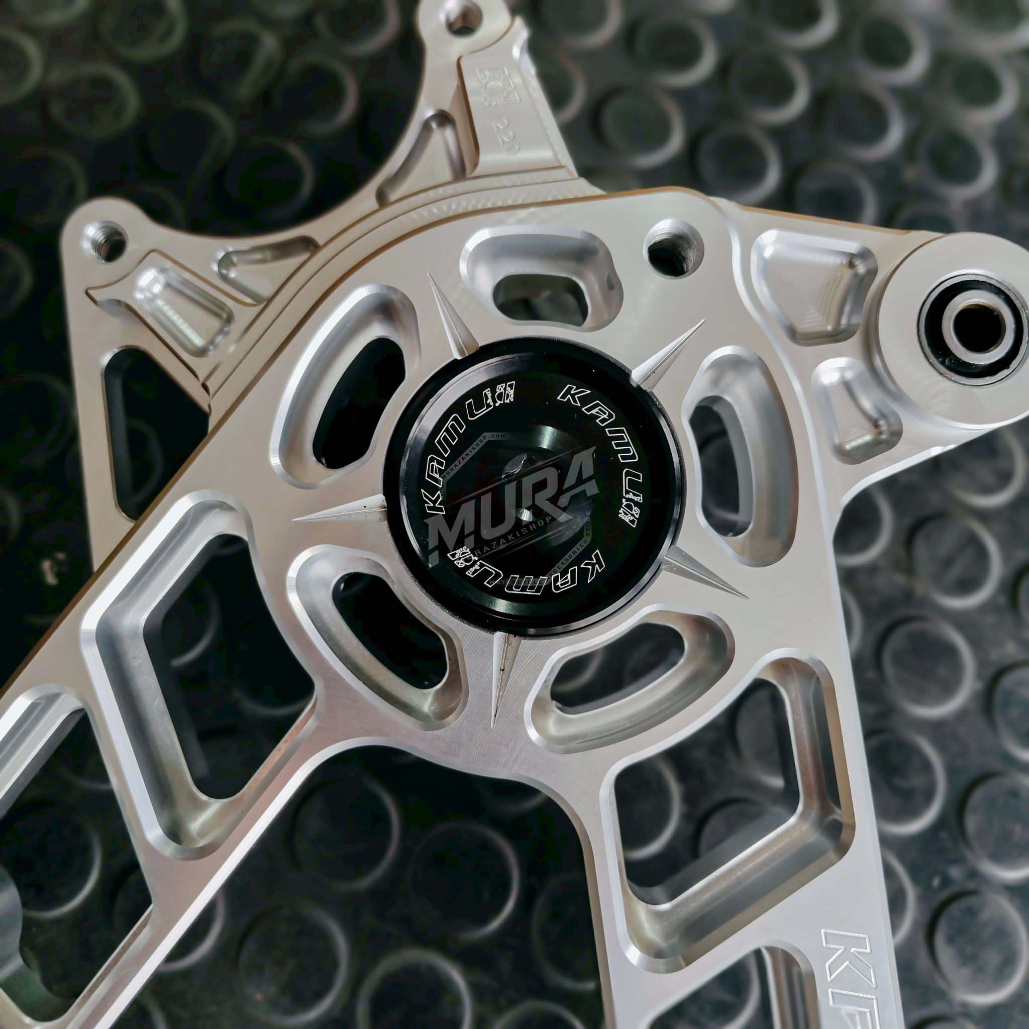 สวิงอาร์มทูโทน PCX160 ABSปี23-25 เต็มระบบมาพร้อมขาจับปั้มปักข้าง 2 pot สีเงินล้วน 7500.- สีทูโทน 8500.-