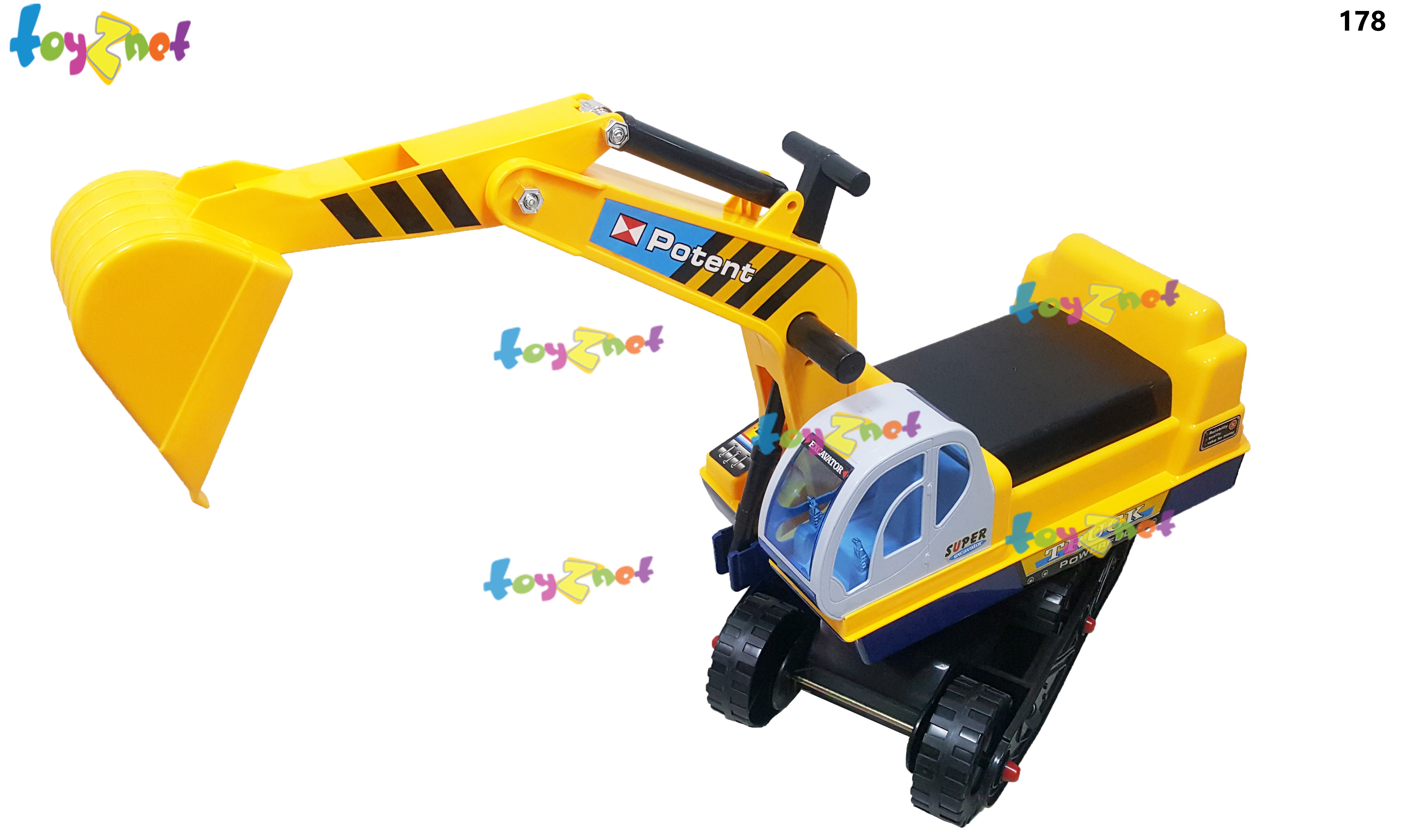 Toyznet Makro Plow (Can be replaced with grapples-sand shovel) No.178
