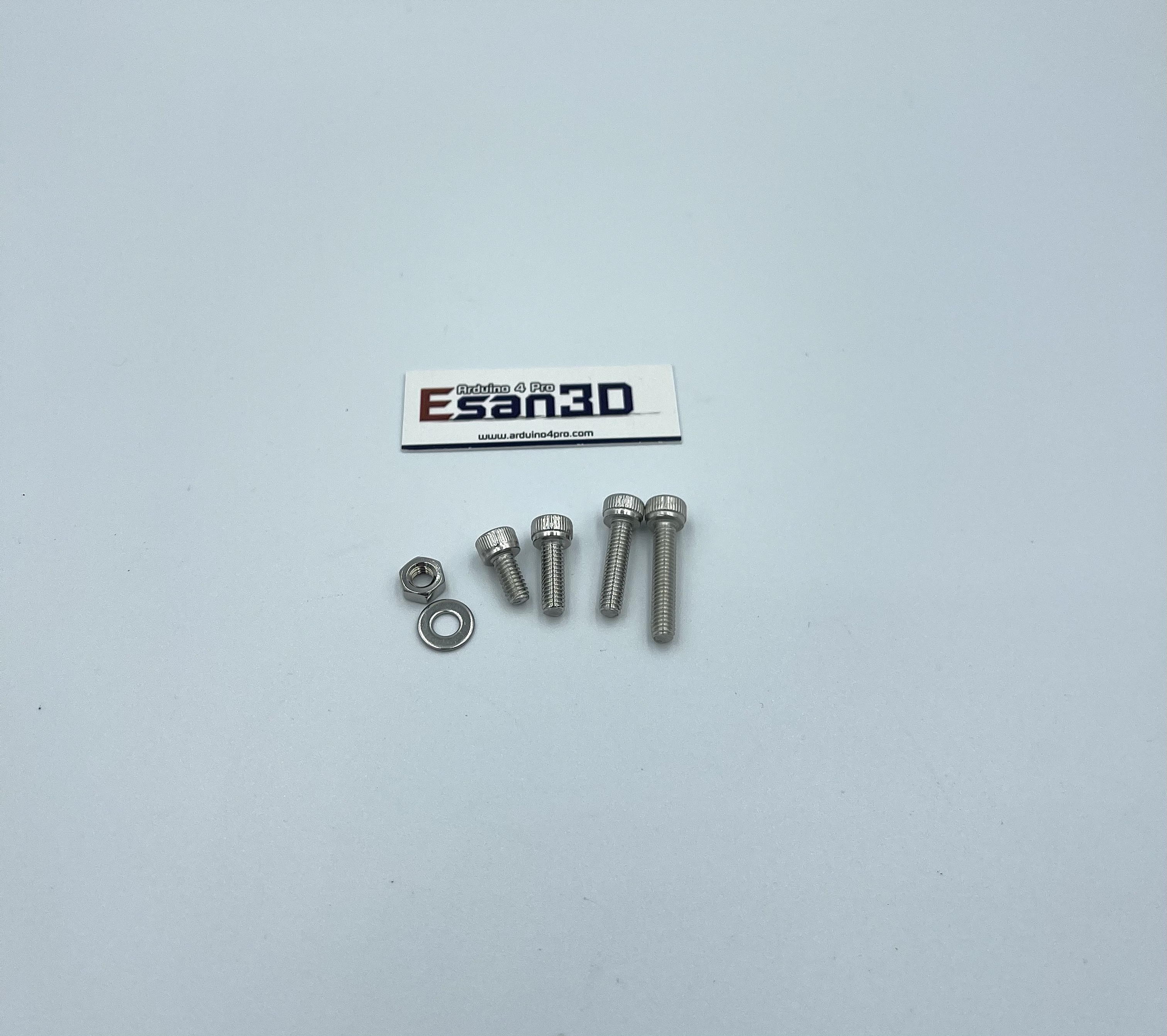 สกรูหัวหกเหลี่ยม (Hex head cap stainless steel)
