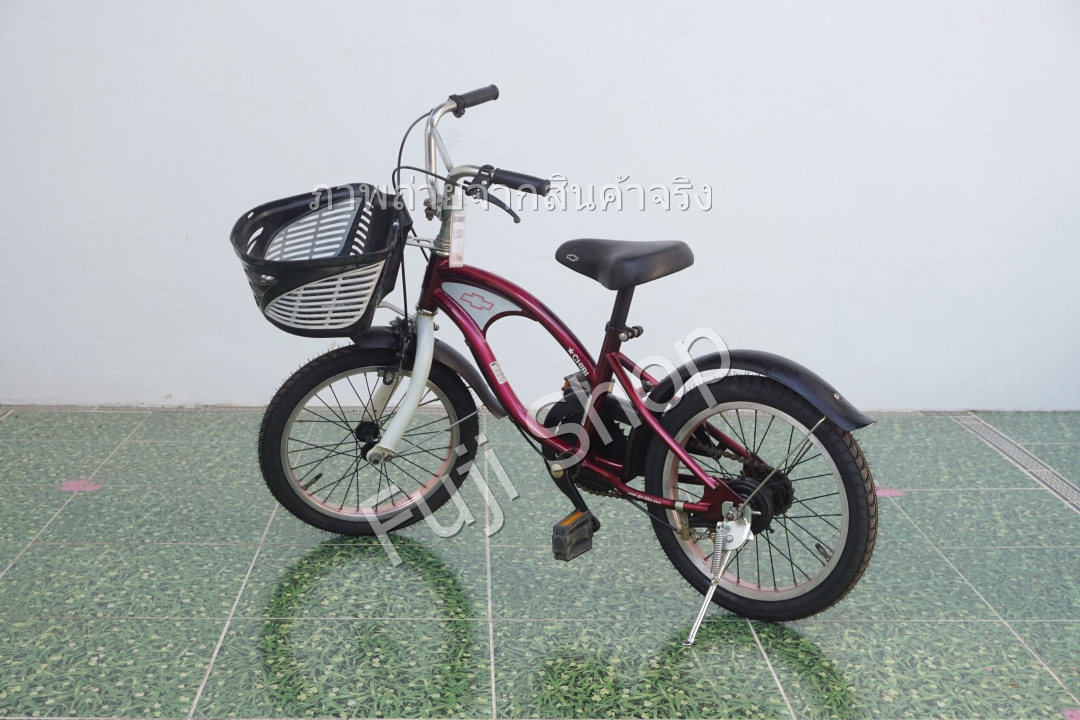จักรยานเด็กญี่ปุ่น - ล้อ 16 นิ้ว - ไม่มีเกียร์ - Chevrolet - สีแดง [จักรยานมือสอง]