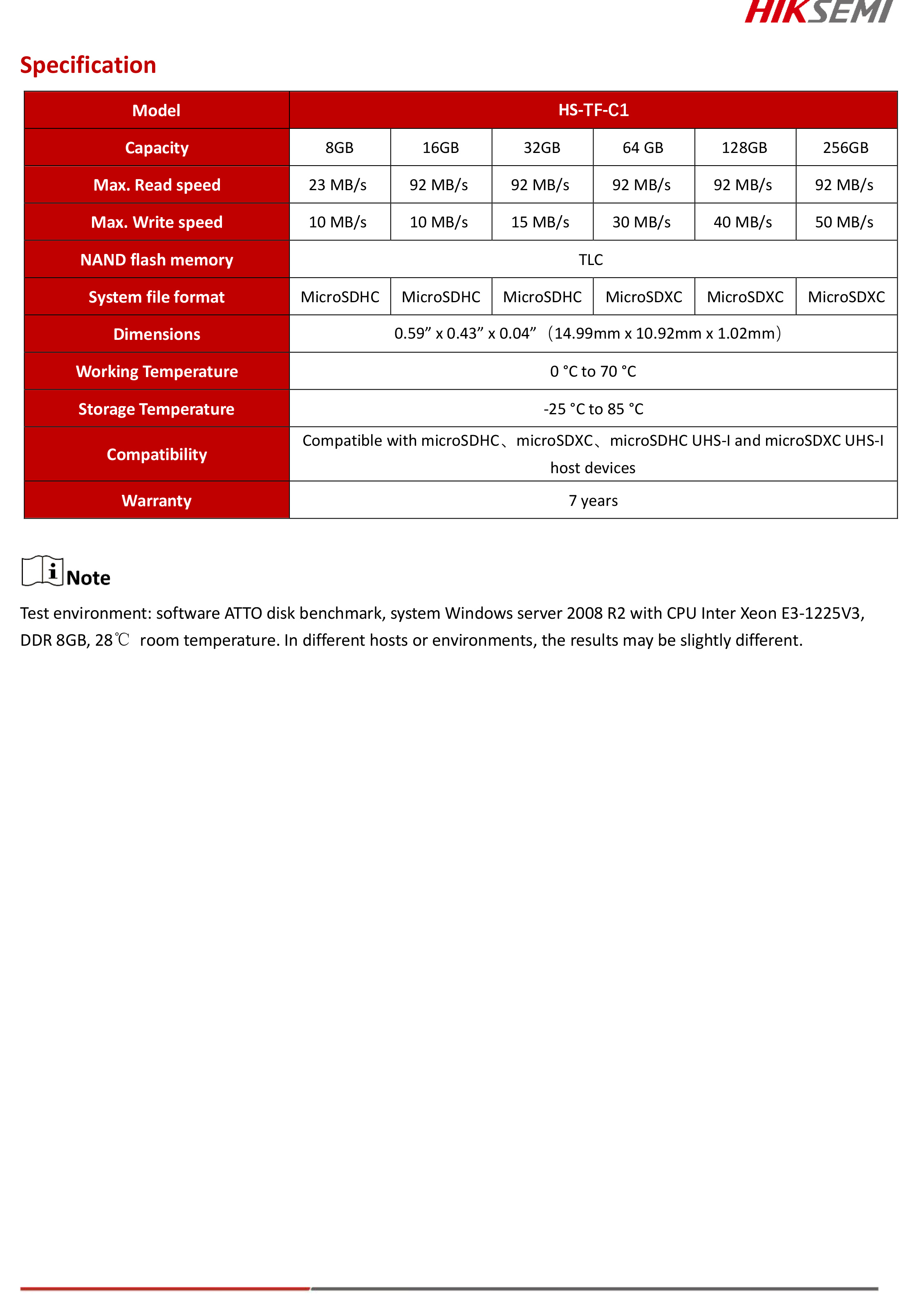 HIKSEMI Neo C1 256GB Class10, V30 / Read 92MB/s BY BILLIONAIRE SECURETECH Neo C1 256GB