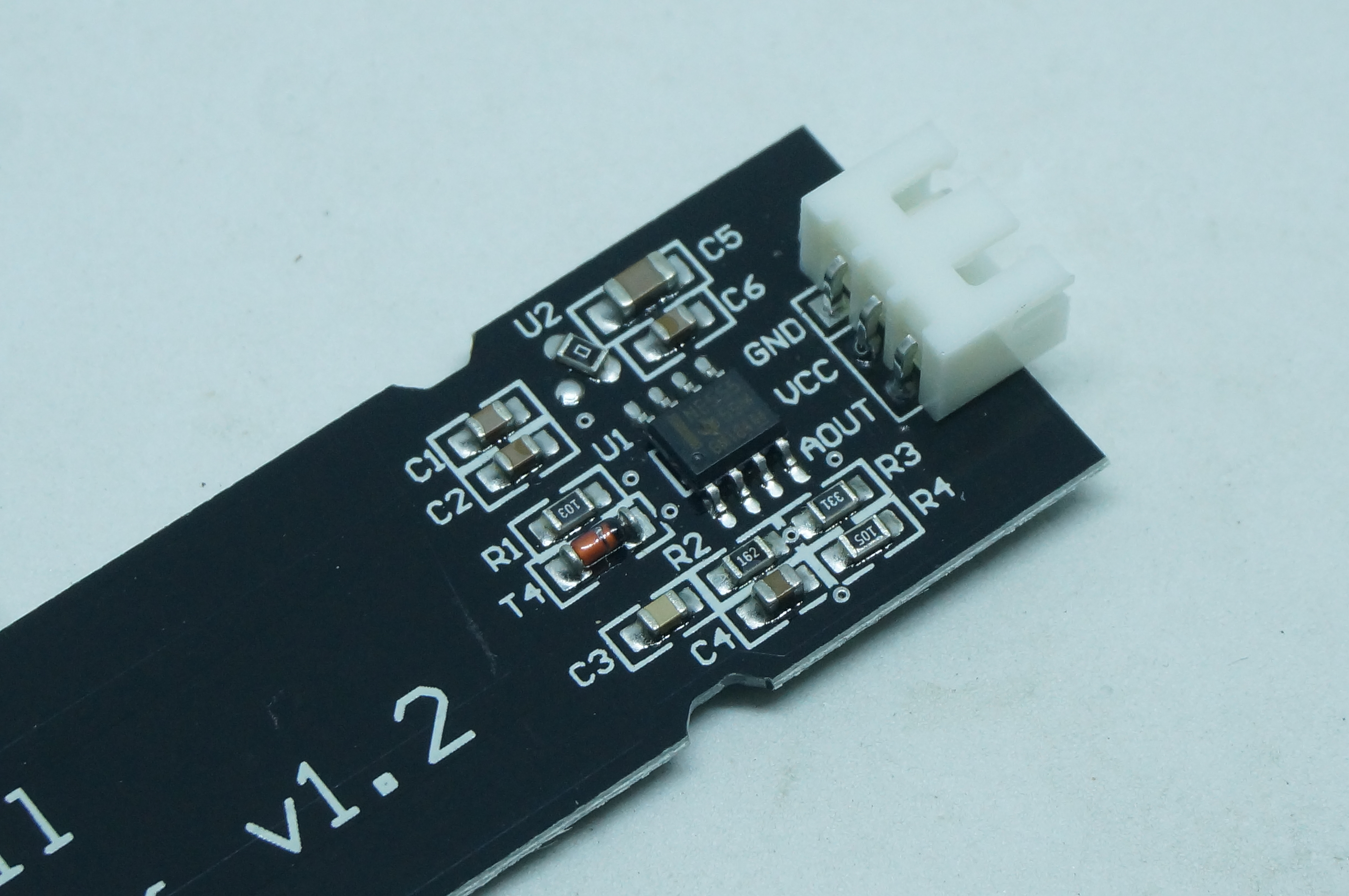Capacitive soil moisture sensor