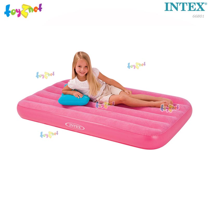 Intex Cozy & Fun Kid Airbed 88x157x18 cm Pink รุ่น 66801
