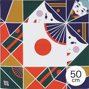 ผ้าห่อเบนโตะ Origami Furoshiki ลาย Fuku suke