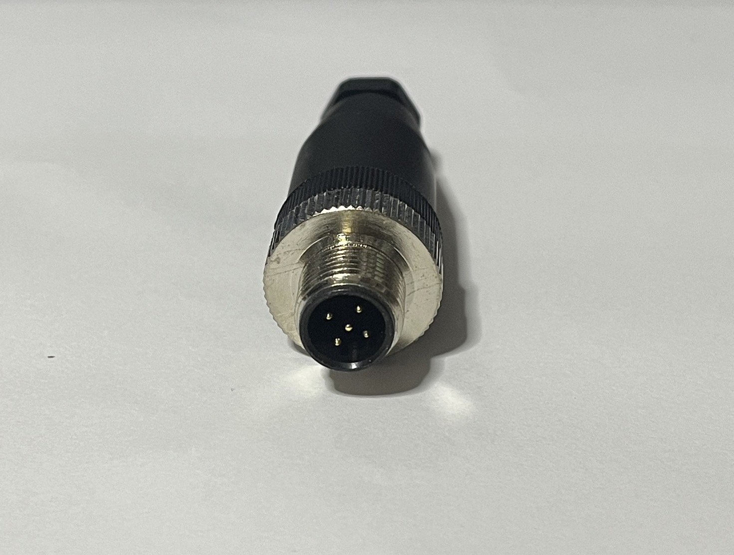 5 pins male M12 cable connector IP67, type B-Code