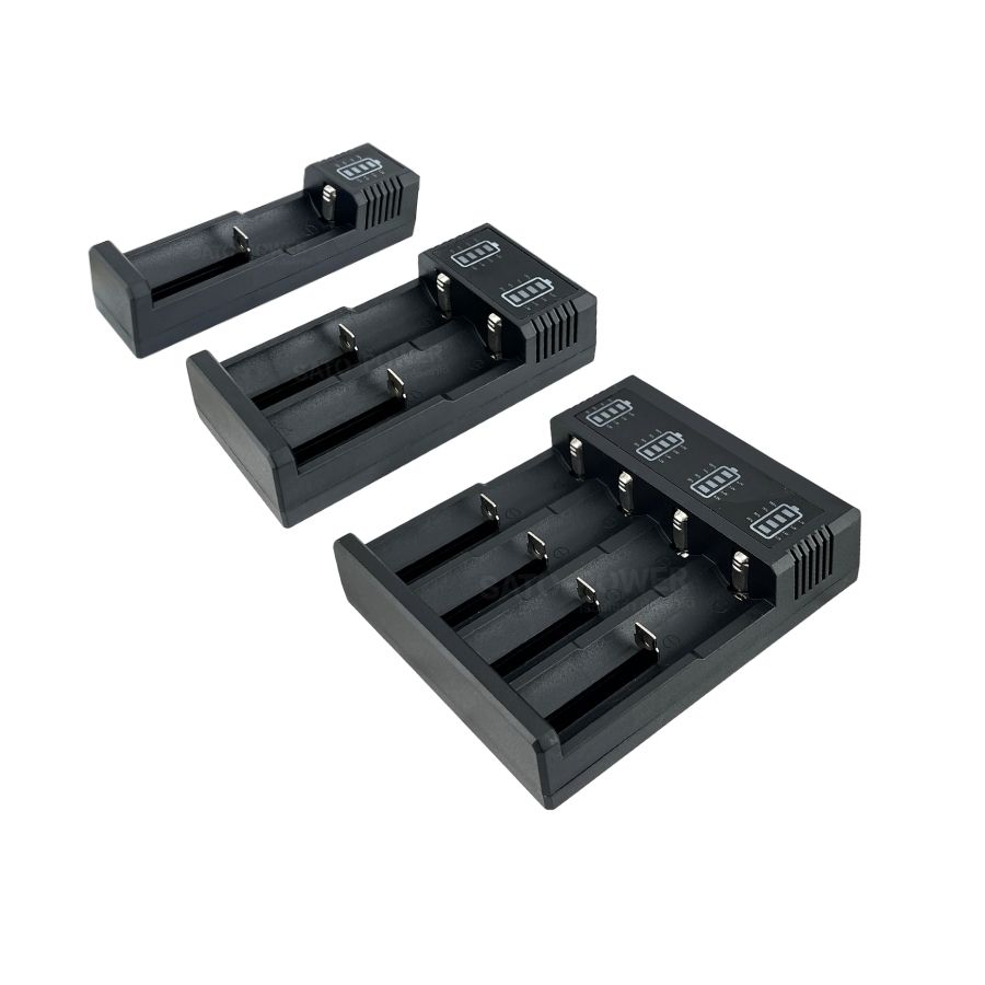 USB Charger DC 4.2V แท่นชาร์จถ่าน แบบ USB | 1ช่อง 2ช่อง 4ช่อง | สําหรับแบตเตอรี่ชาร์จ Li-Ion