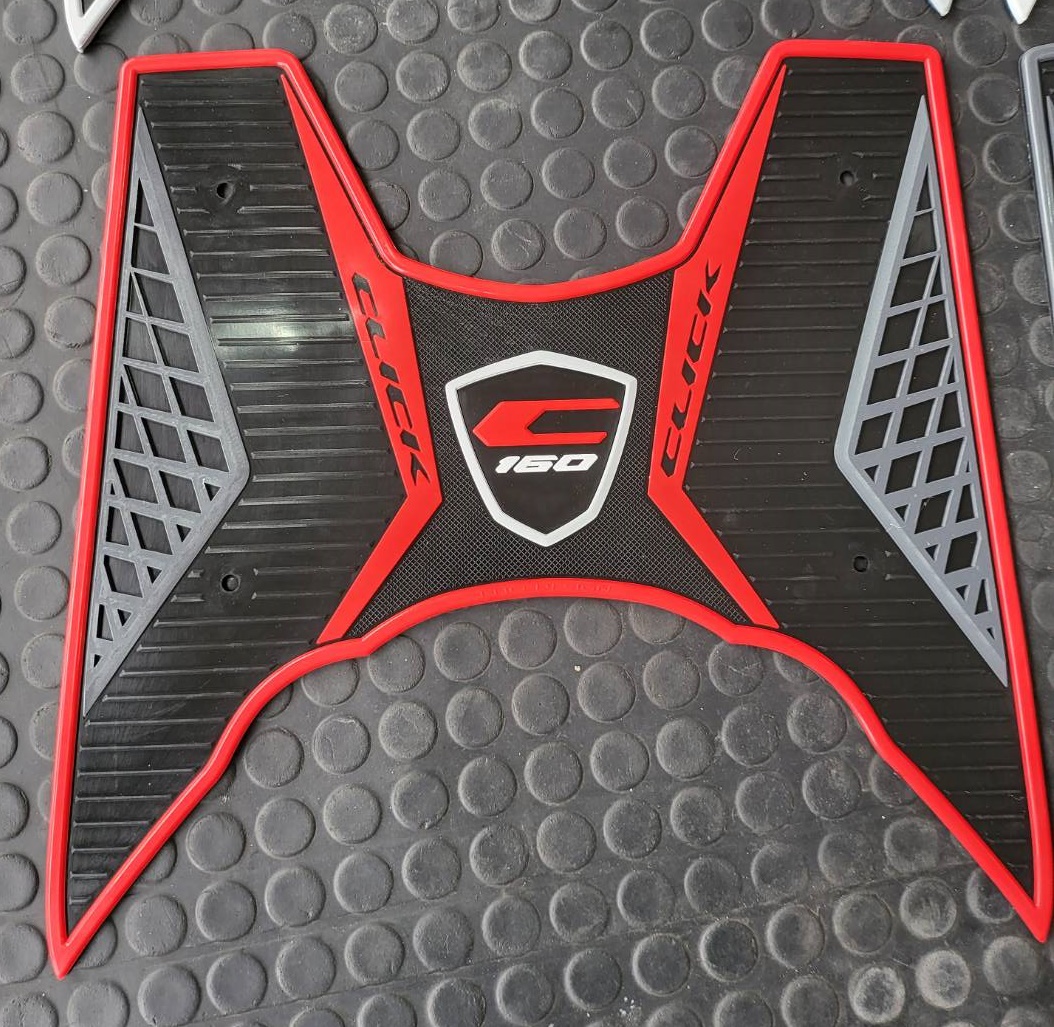 แผ่นยางวางเท้า CLICK 160 มี4สี แดง เทา ดำ ขาว ราคา280