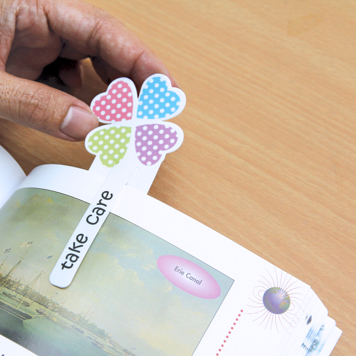 Printed Bookmarks Lucky Clover