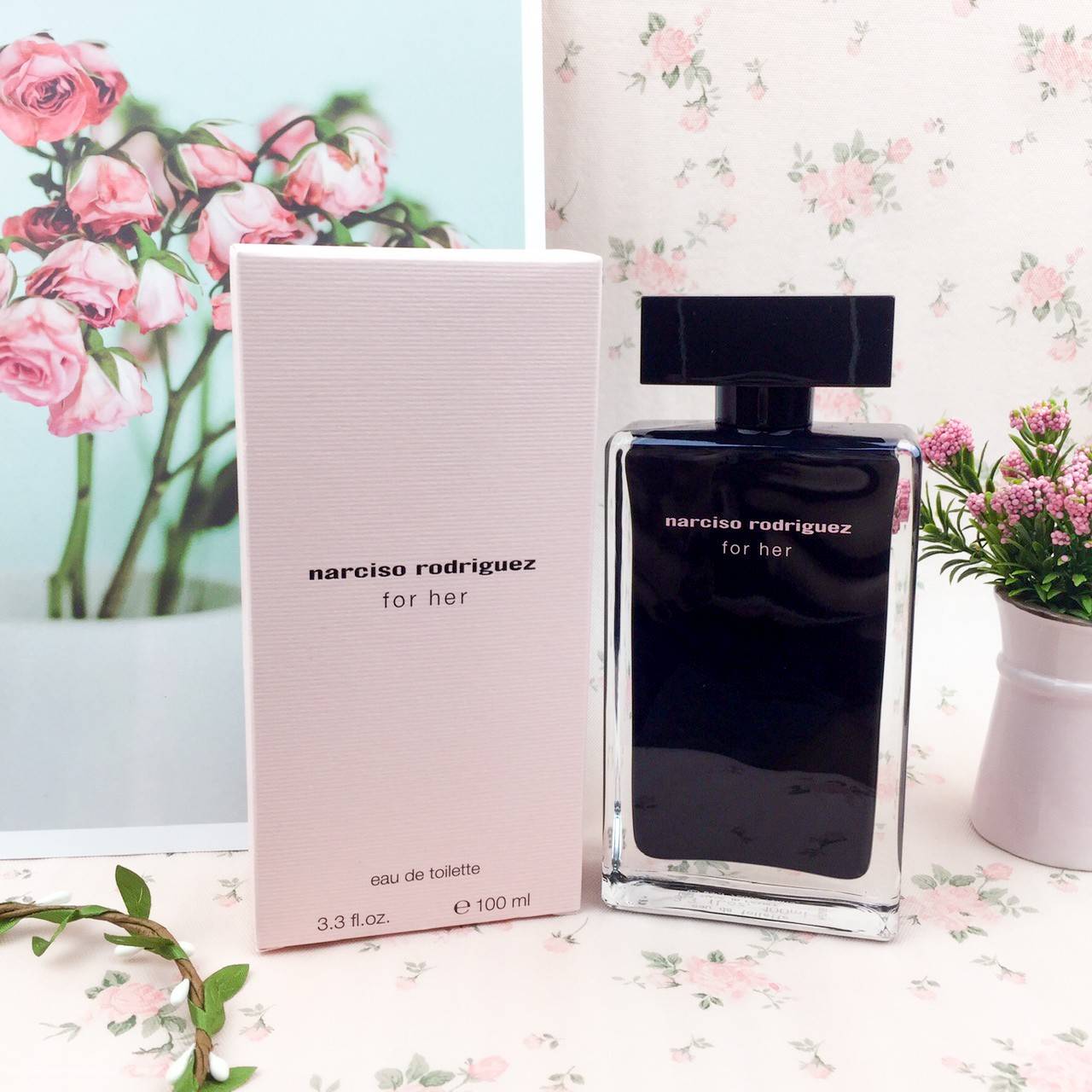 narciso rodriguez for her (ดำ) EDT 100Ml. seal