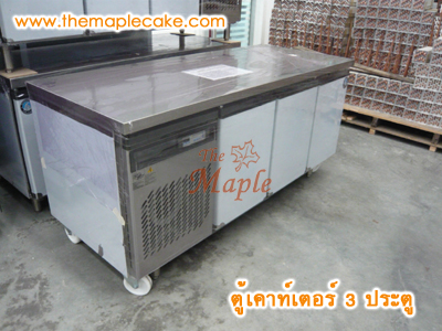 ตู้แช่แข็งเคาน์เตอร์สแตนเลส 3 ประตู 180 cm. (Freezer)
