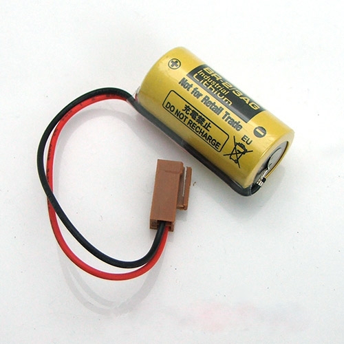 แบตเตอรี่ลิเธี่ยม Panasonic BR-2/3AG 3V 1200mAh (BR17335) PLC Lithium Battery w/ Plug
