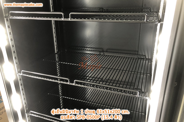 ตู้แช่เครื่องดื่ม 1 ประตู อบสีดำ SANDEN รุ่น SPB-0500P