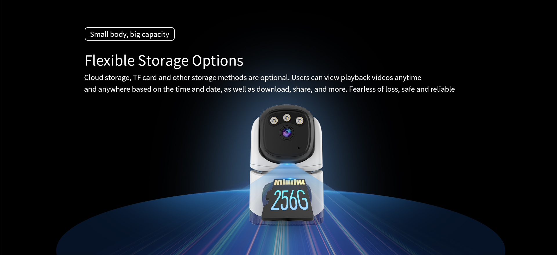 Vstarcam CS995DR กล้องวงจรปิดระบบ IP WIFI 2 MP Color Night Vision กล้องเลนส์คู่ มีไมค์และลำโพงในตัว BY BILLIONAIRE SECURETECH CS995DR