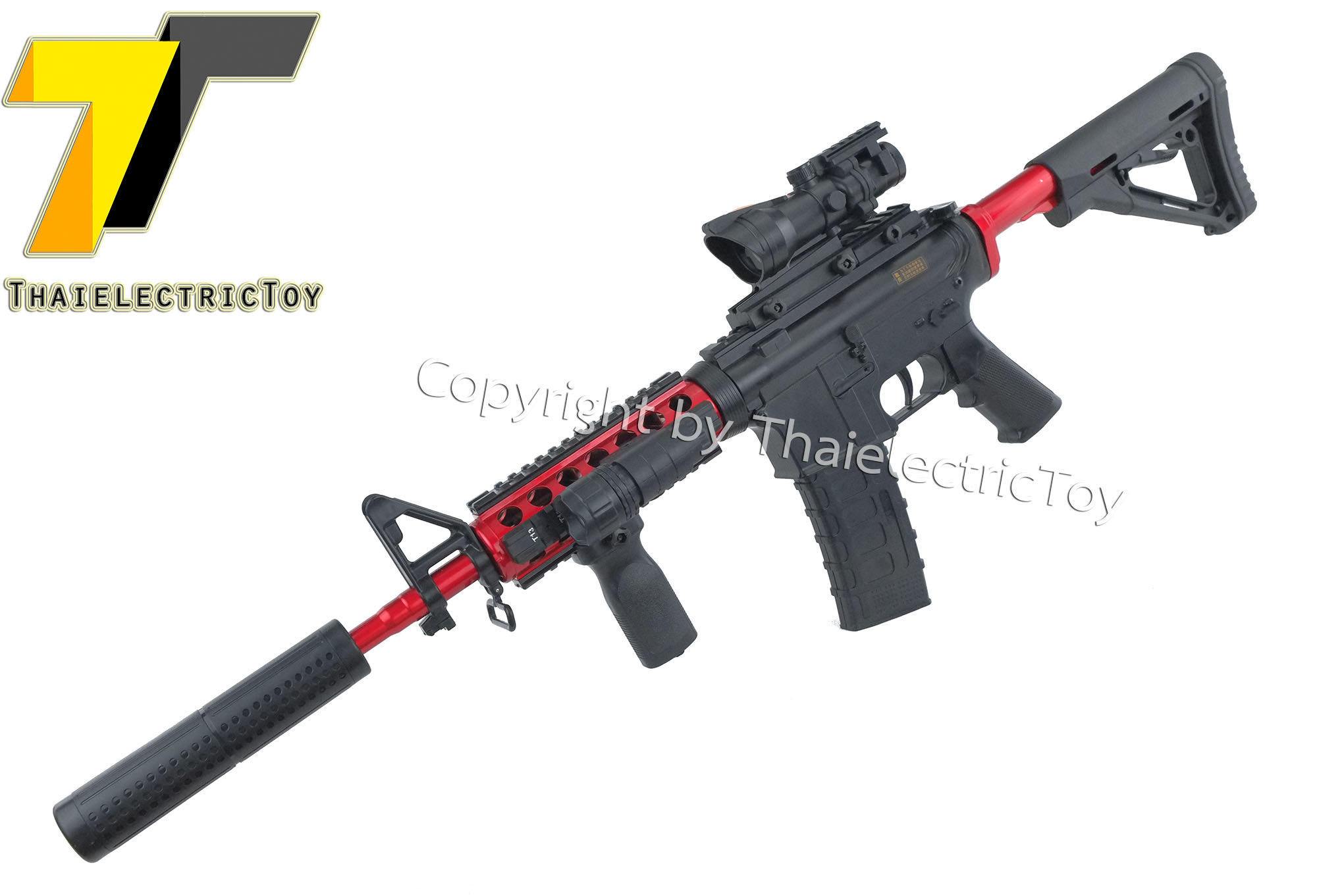 ปืนยิงลูกเจล M4A1 ยาว 90 ซม. แถมกระสุน 2,500 นัด มีให้เลือก 2 แบบ