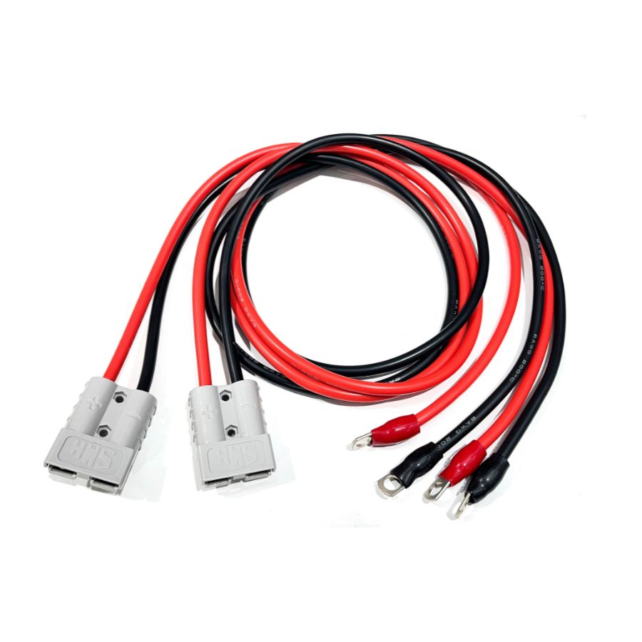 1 ข้าง/ออเดอร์ Anderson plug connecto สายซิลิโคน 50cm ปลั๊ก Anderson ปลั๊กแอนเดอร์สัน ขนาด 50A ประกอบบนสายซิลิโคนนิ่ม สายซิลิโคน เบอร์ 8AWG