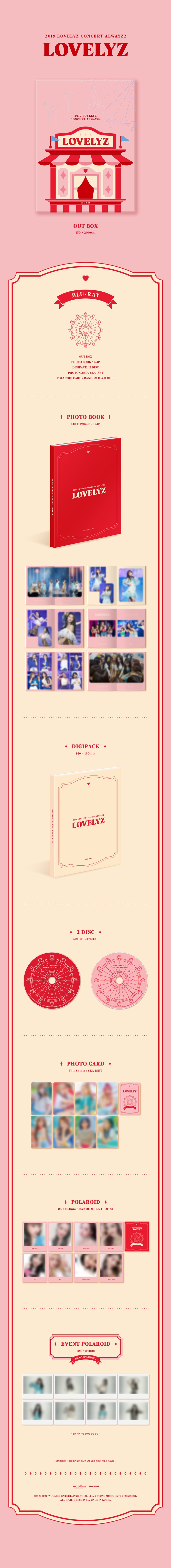 [PRE-ORDER] LOVELYZ - 2019 LOVELYZ CONCERT "ALWAYZ 2" (2BLU-RAY)