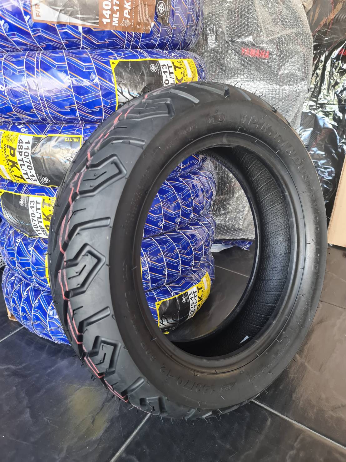 ยางนอก pkt ล้อหน้า/ล้อหลัง (ไม่ใช้ยางใน) ขอบ12-13-14 (ราคาดูในรายละเอียดสินค้า)