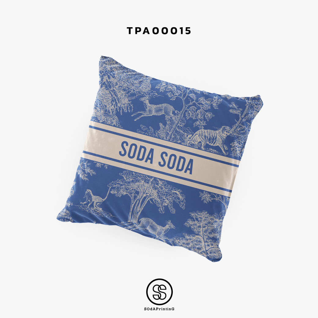 THROW PILLOW FOREST (Blue) TPA00015