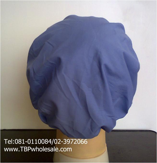 HF-054===ราคาส่ง 35 บาทต่อใบ ขั้นต่ำ 100 ใบ หมวกเน็ตผ้าล้วน หมวกซาลาเปา (ผ้าโทเร190เส้น) สนใจติดต่อ 081-0110084/02-3972066